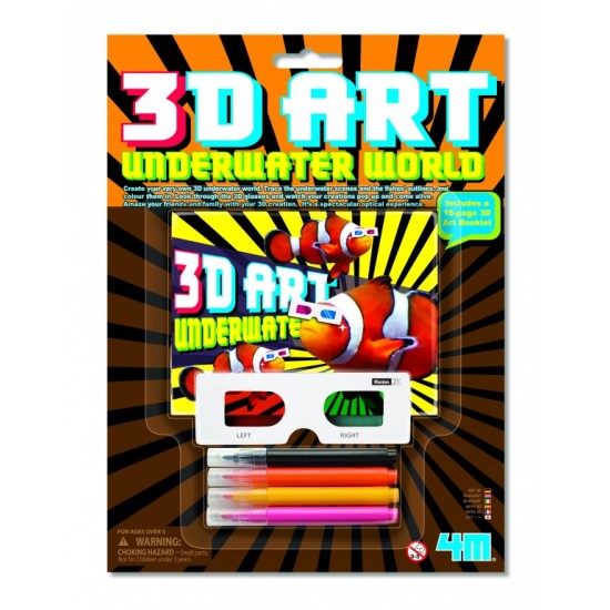 4M Ζωγραφική Κατασκευή Θαλάσσιος Κόσμος 3D(4M0309)